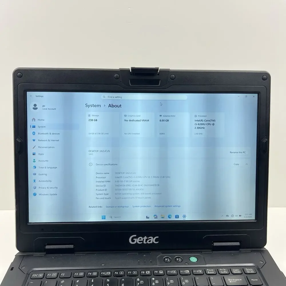 Getac selling s410