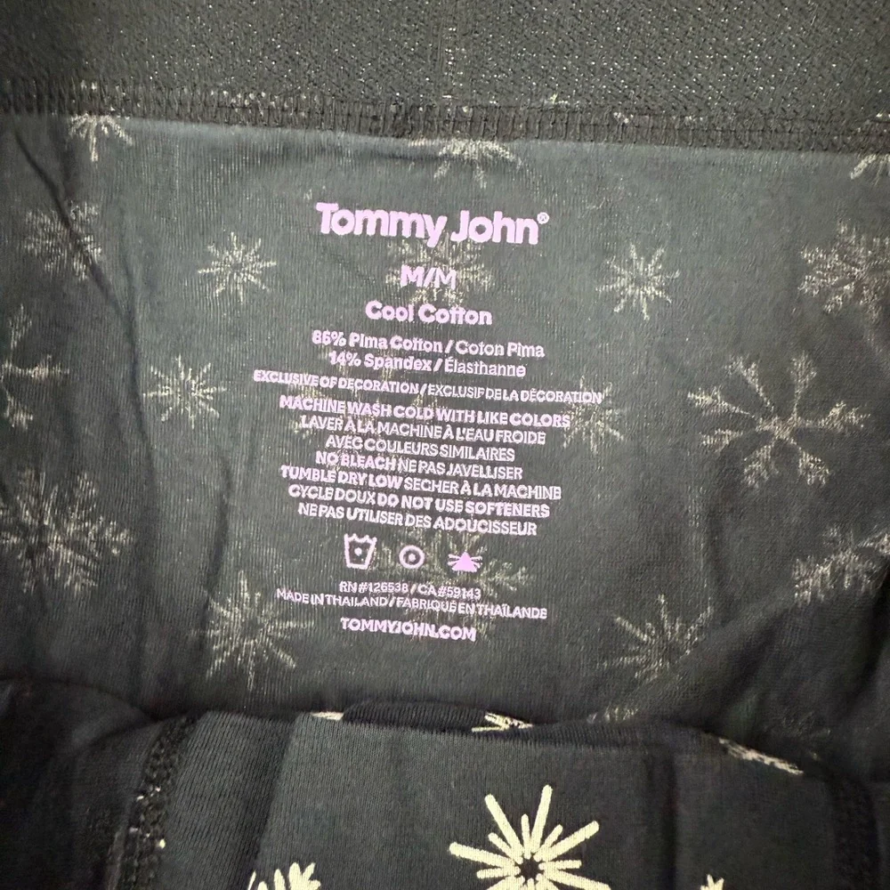 Tommy John‎ Black Snowflake Underwear