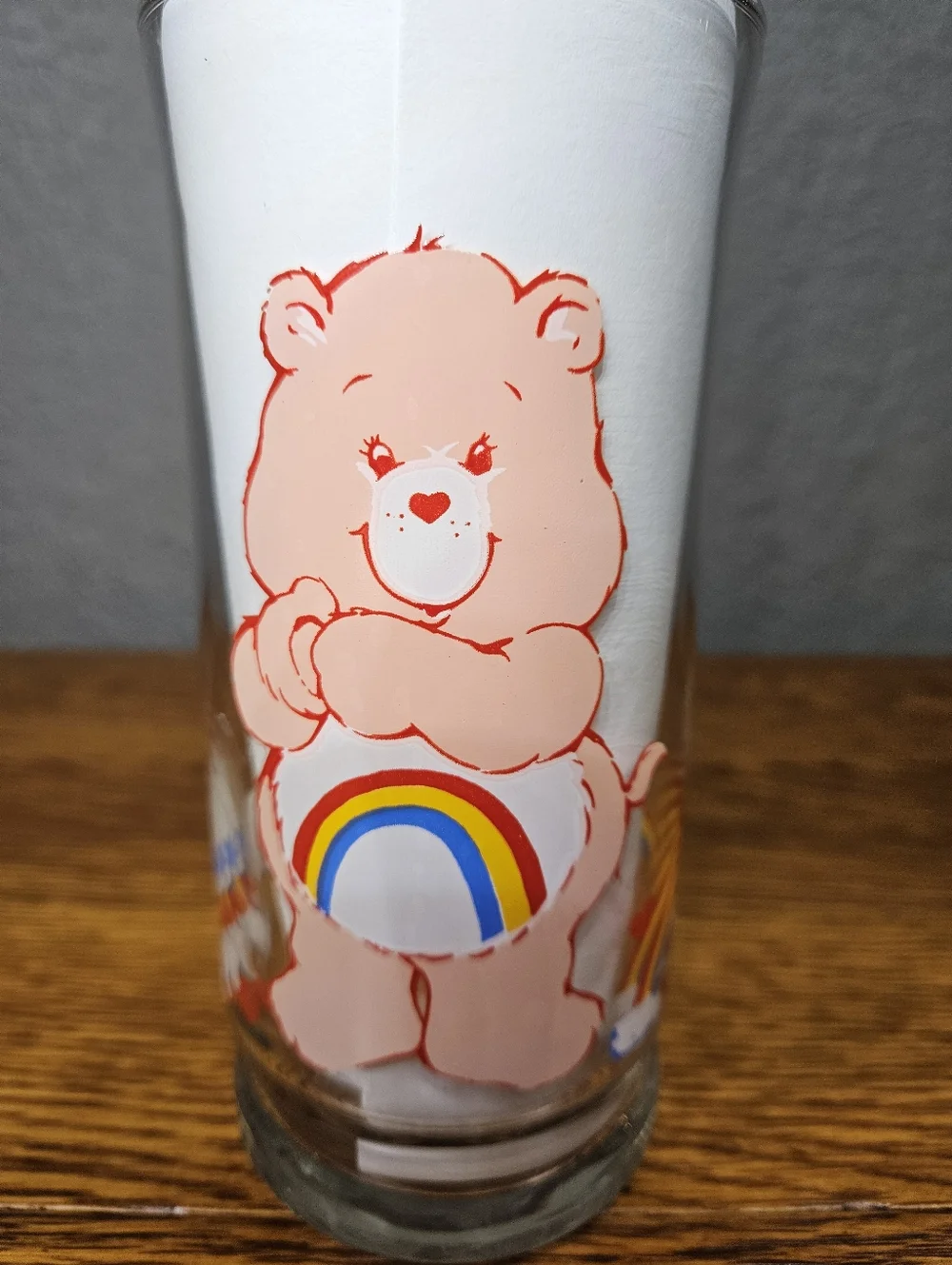 Care Bears Cheer Bear Glass 1983