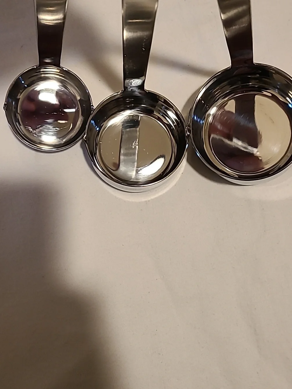 William Sonoma Stainless Steel Heavy Duty Ladle Set Of 3, Crepe Pancake Waffle