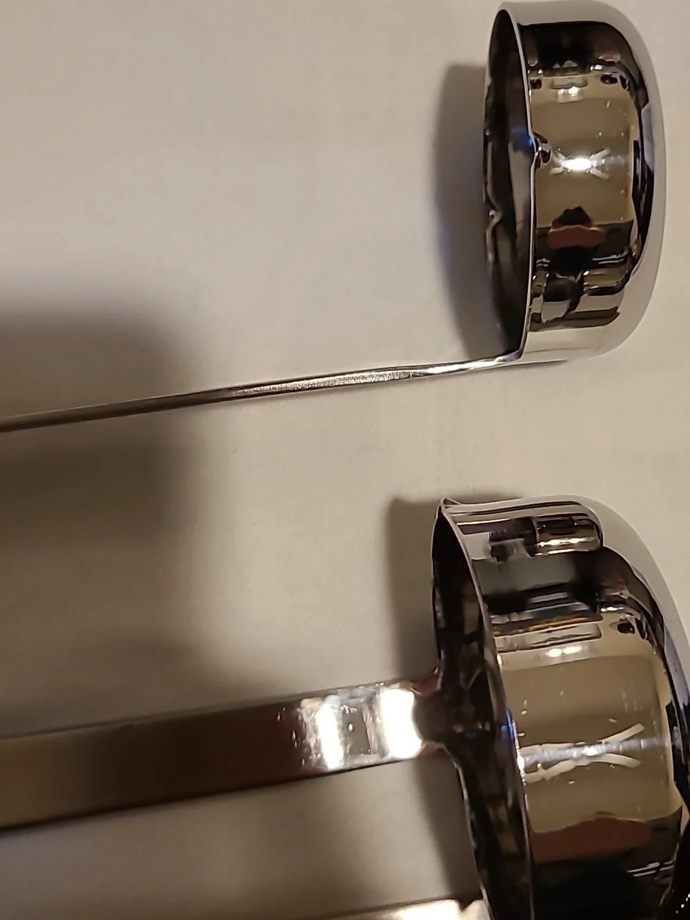 William Sonoma Stainless Steel Heavy Duty Ladle Set Of 3, Crepe Pancake Waffle