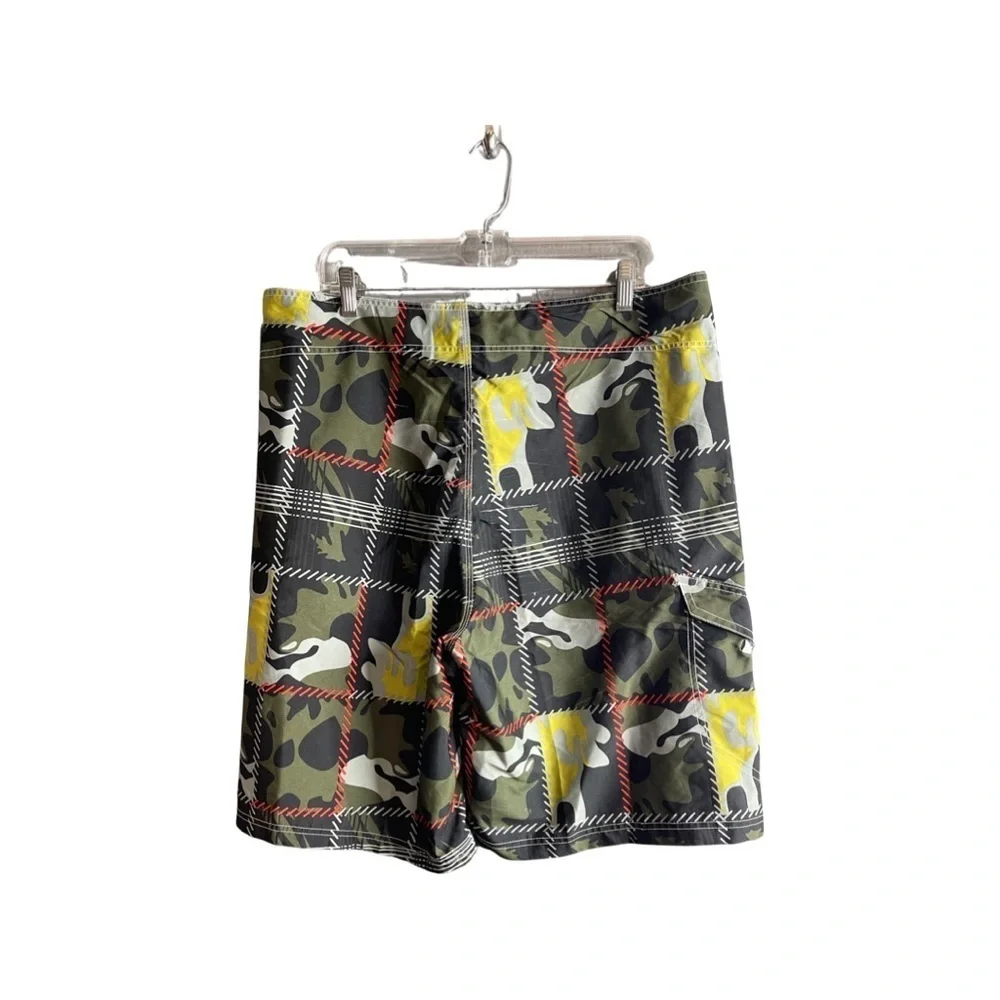 Non Stop Sofich men Camo drawstring size 38 swim shorts