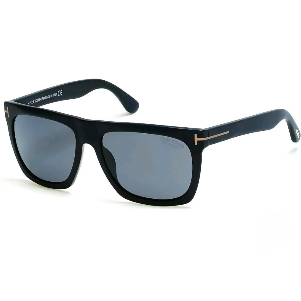 TOM FORD Morgan Men's Black Square Polarized Sunglasses TF513