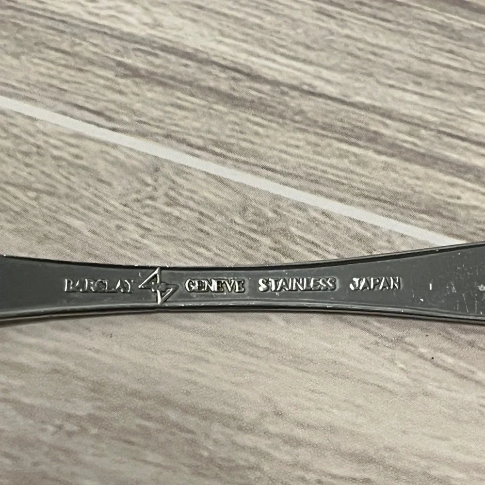 Barclay Geneva Stainless Steel Rose Floral Engraved Flatware Lot 37 Pieces