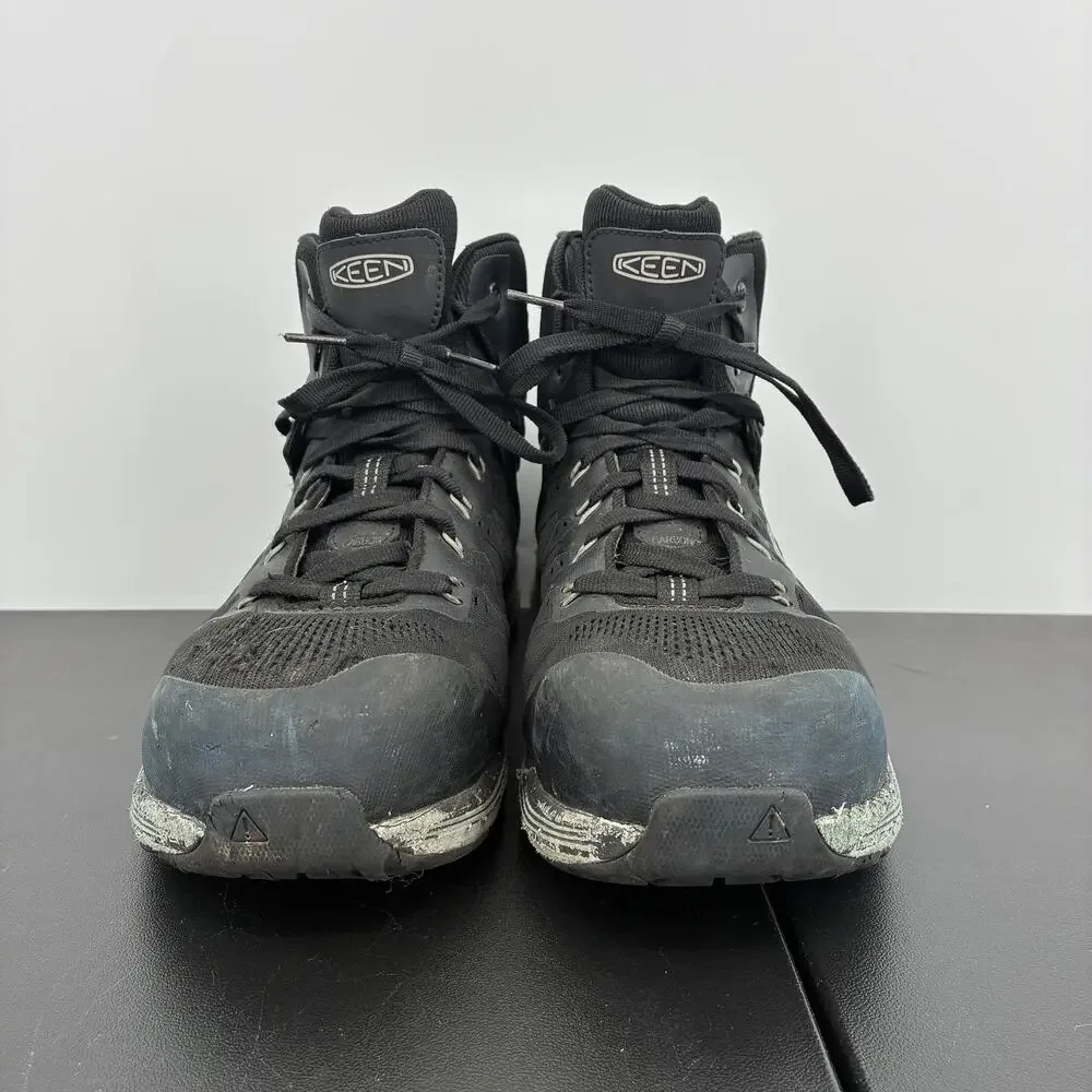 Keen Utility Traverse Mid Carbon Toe Work Boot Men's 10.5D Black KonnectFit