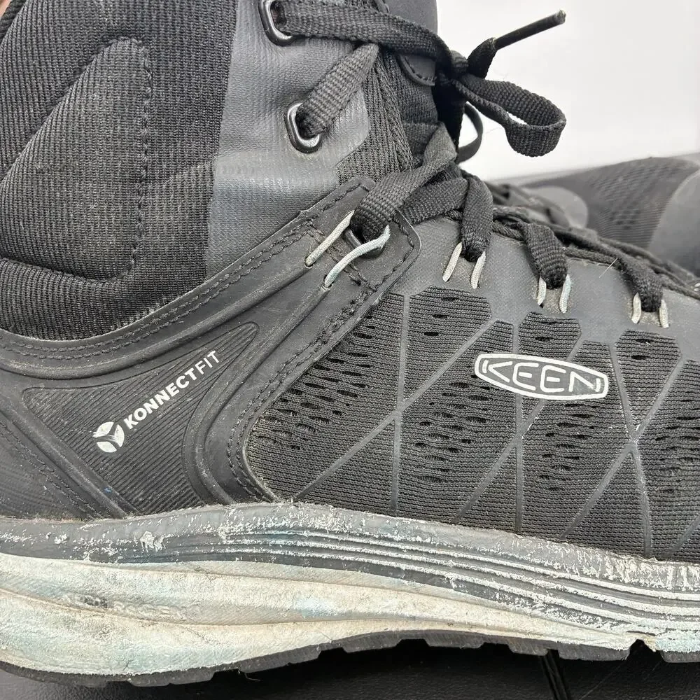 Keen Utility Traverse Mid Carbon Toe Work Boot Men's 10.5D Black KonnectFit