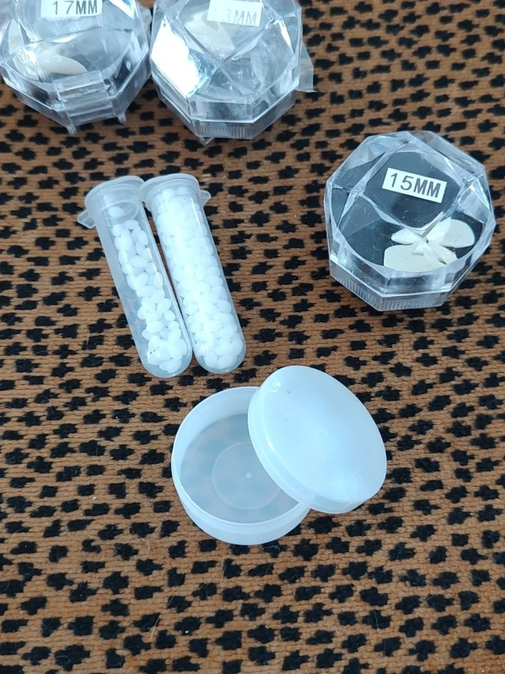 White Vampire Fangs Set - 13mm/15mm/17mm