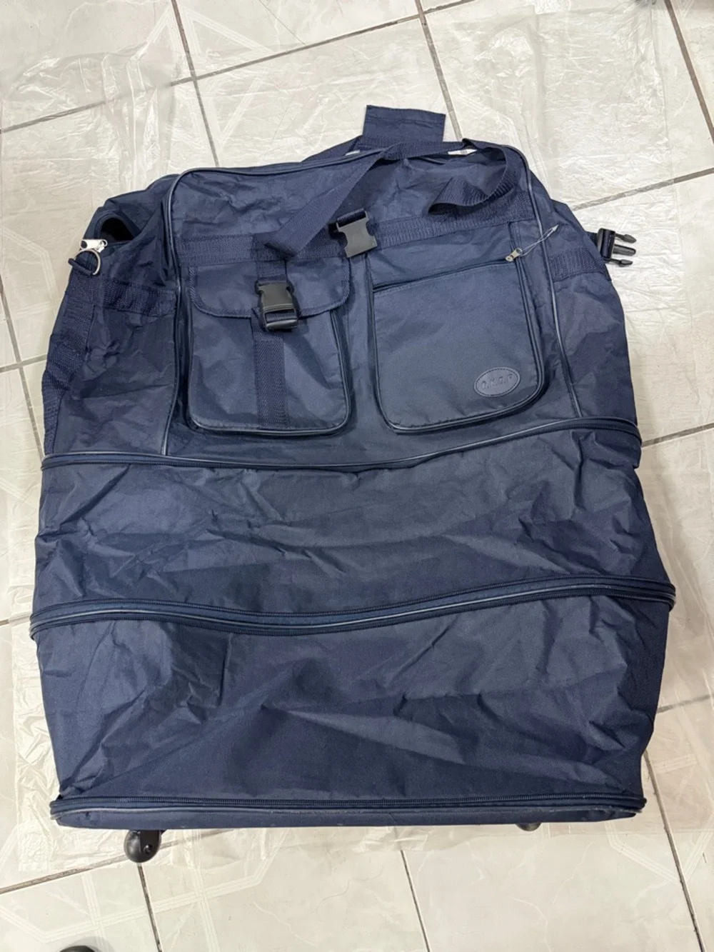 Men's Travel Duffel Bag - Navy Blue