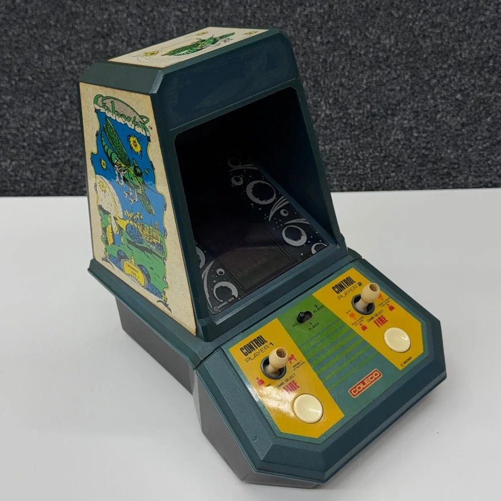 Vintage 1981 Coleco Galaxian Tabletop Arcade Game Model 2380 VFD Retro Gaming
