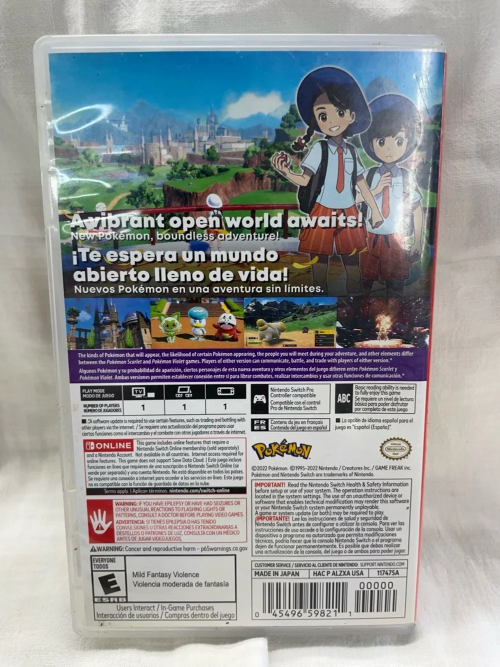 Nintendo Switch Pokémon Scarlet (Red) - Nintendo