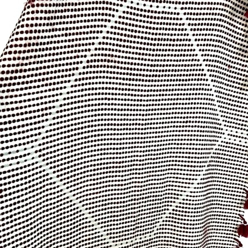 Madewell burgundy ivory