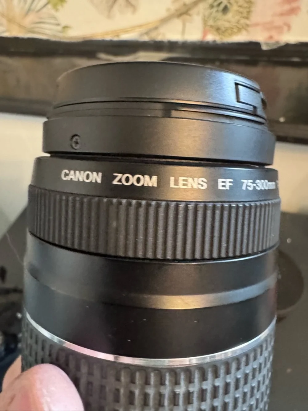 Canon Black Telephoto Zoom Lens with AF/MF Switch