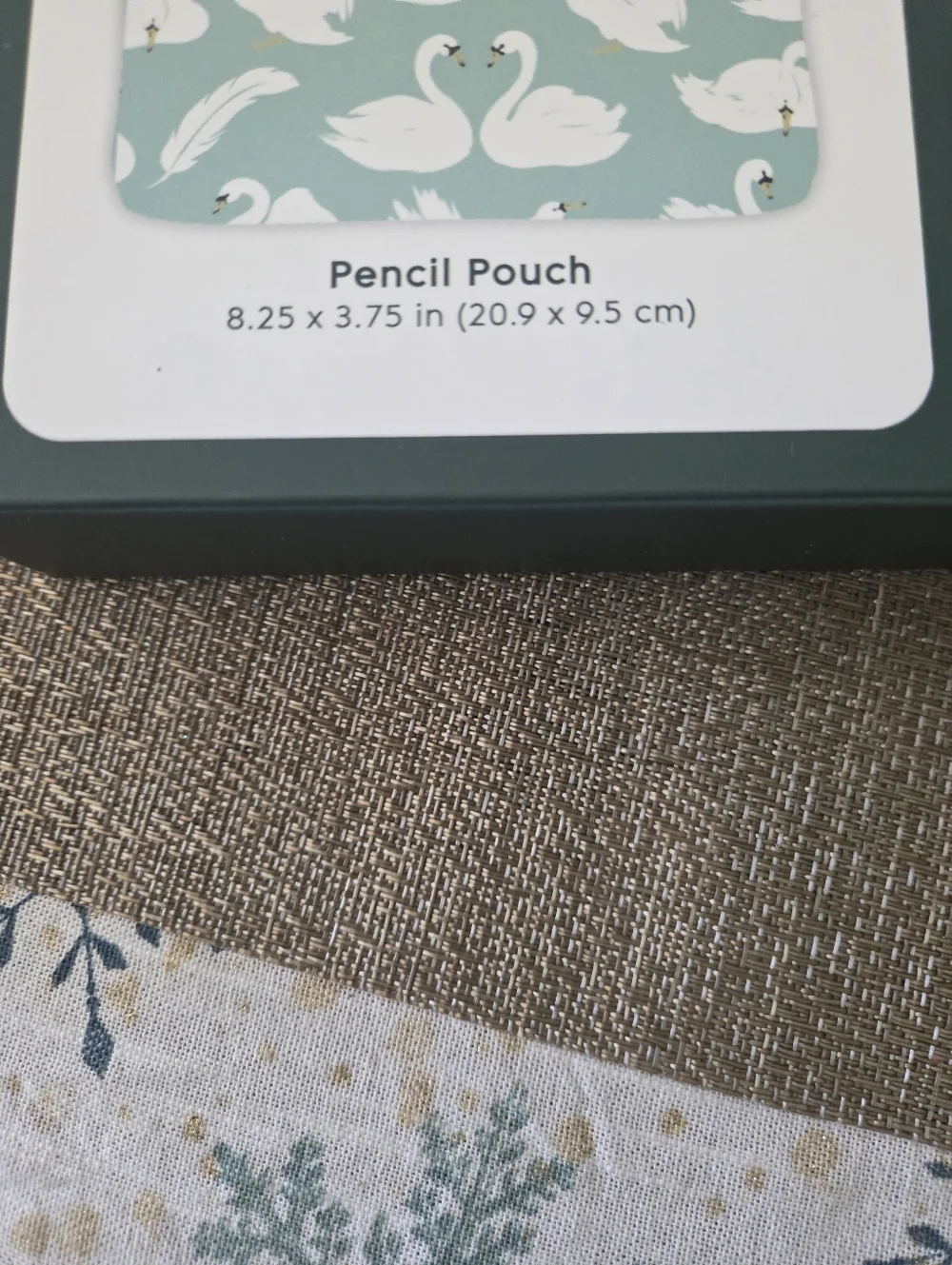 Studio Swan Pencil Pouch & Mint Polka Dot Gel Pen Gift Set