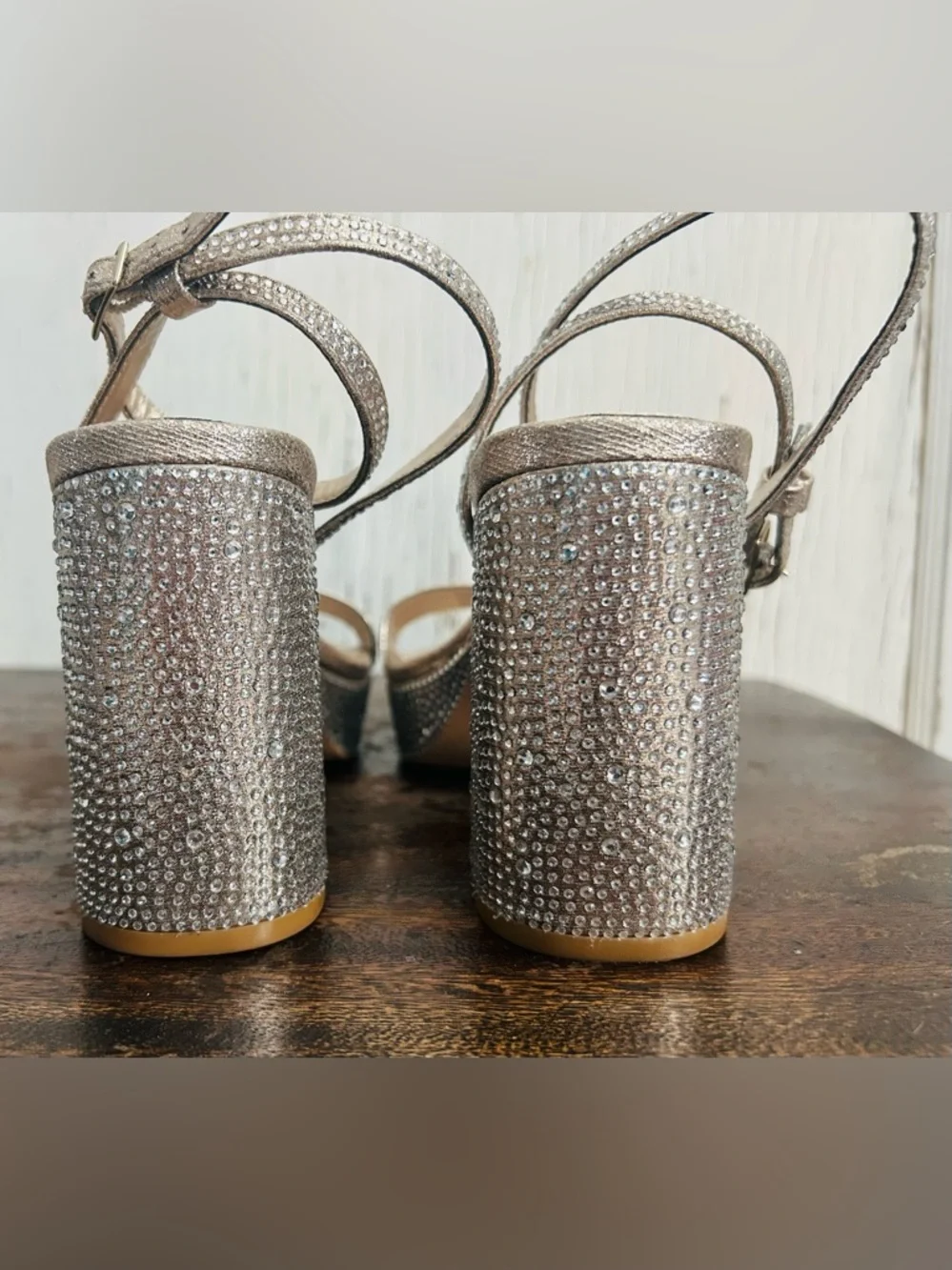 BCBGeneration Pristal with radiant platform sandal