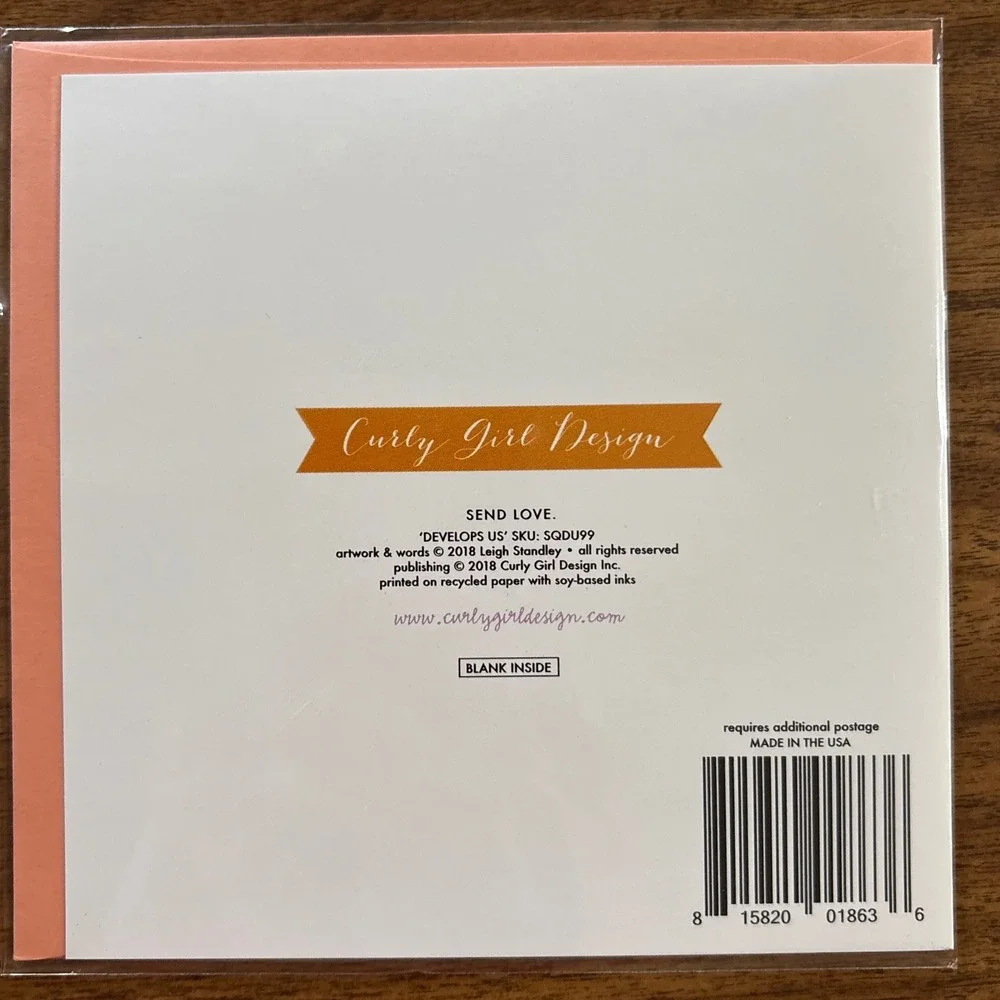 Curly Girl Design cards love