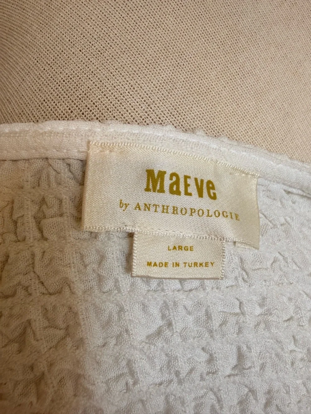 Anthropologie fabric rounded