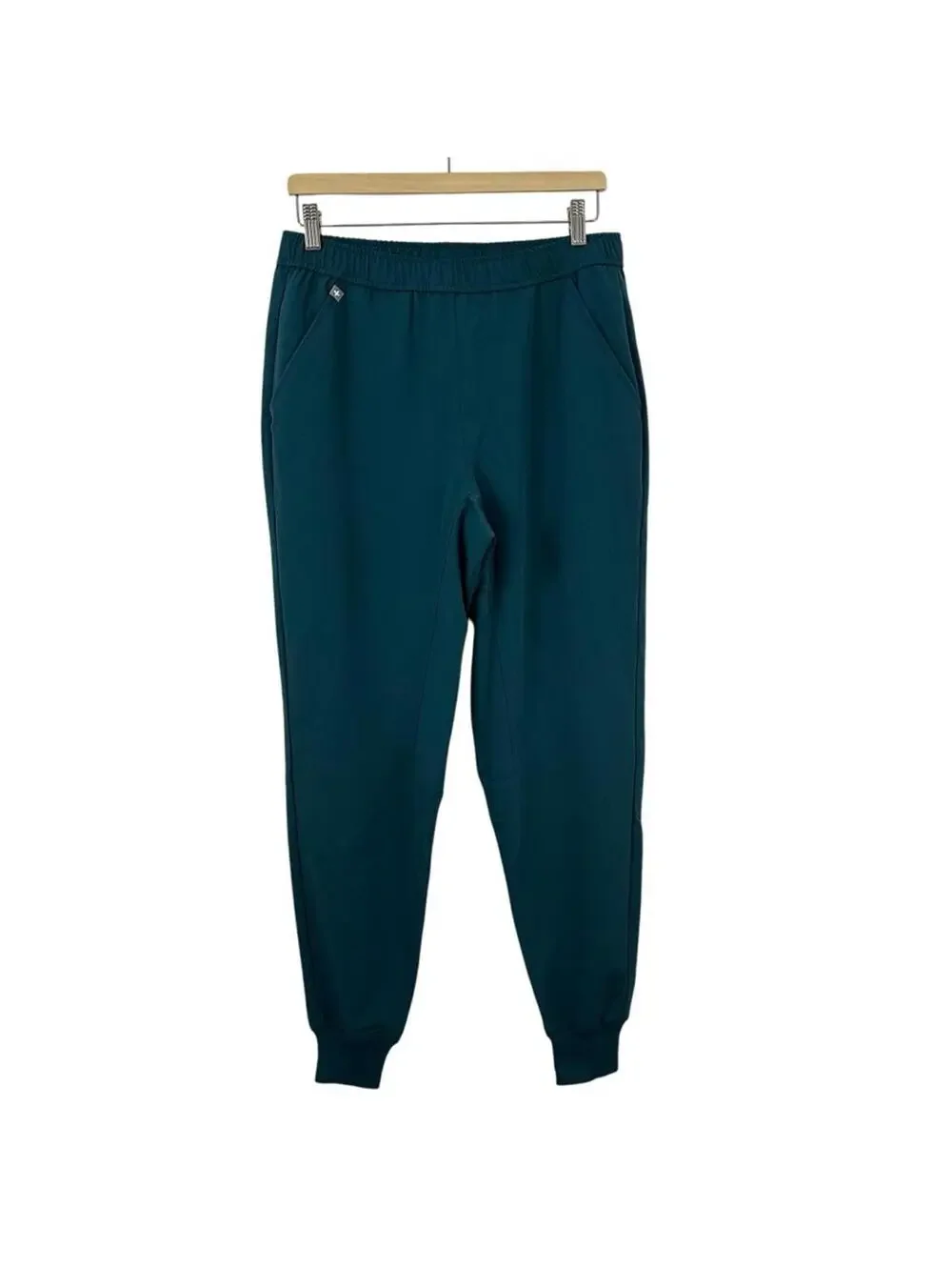 Figs Tansen Teal Jogger Scrub Pants Men's Size M
