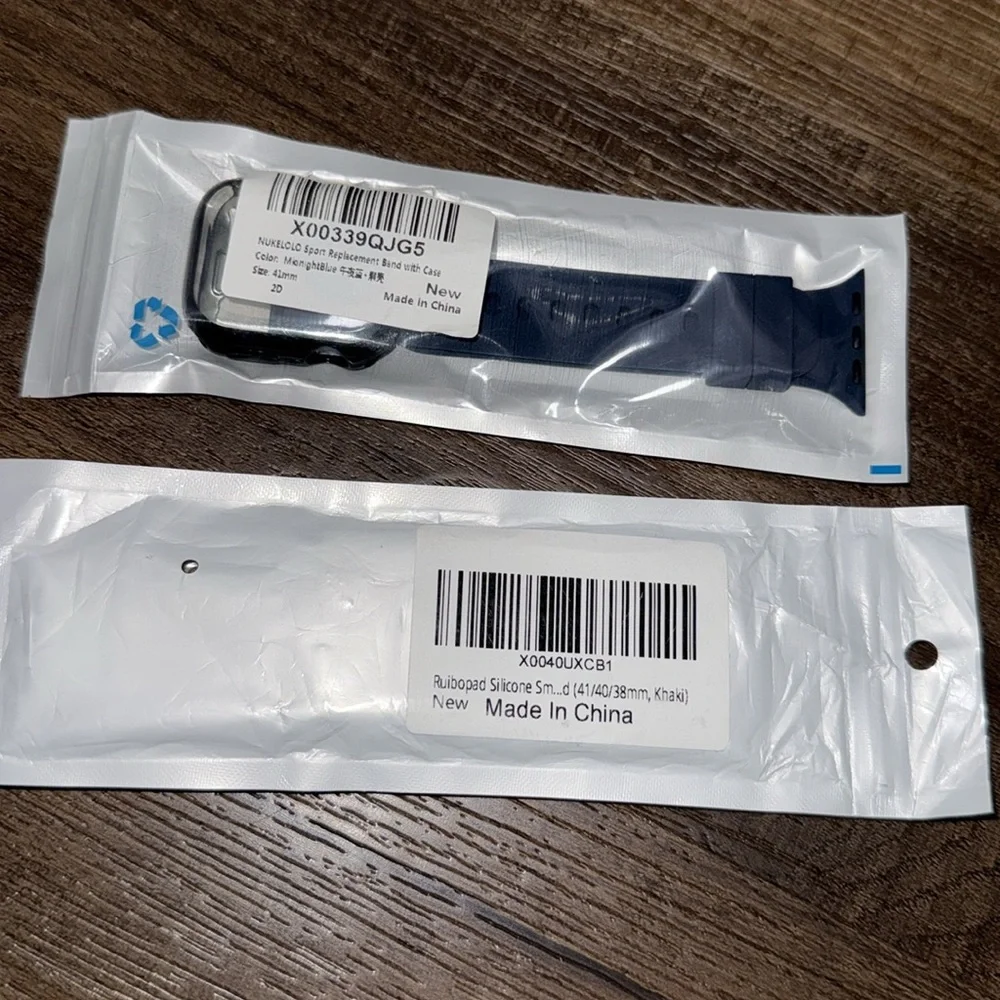 Brand new! Amazon Apple Watch Christmas Band & Navy Blue Band