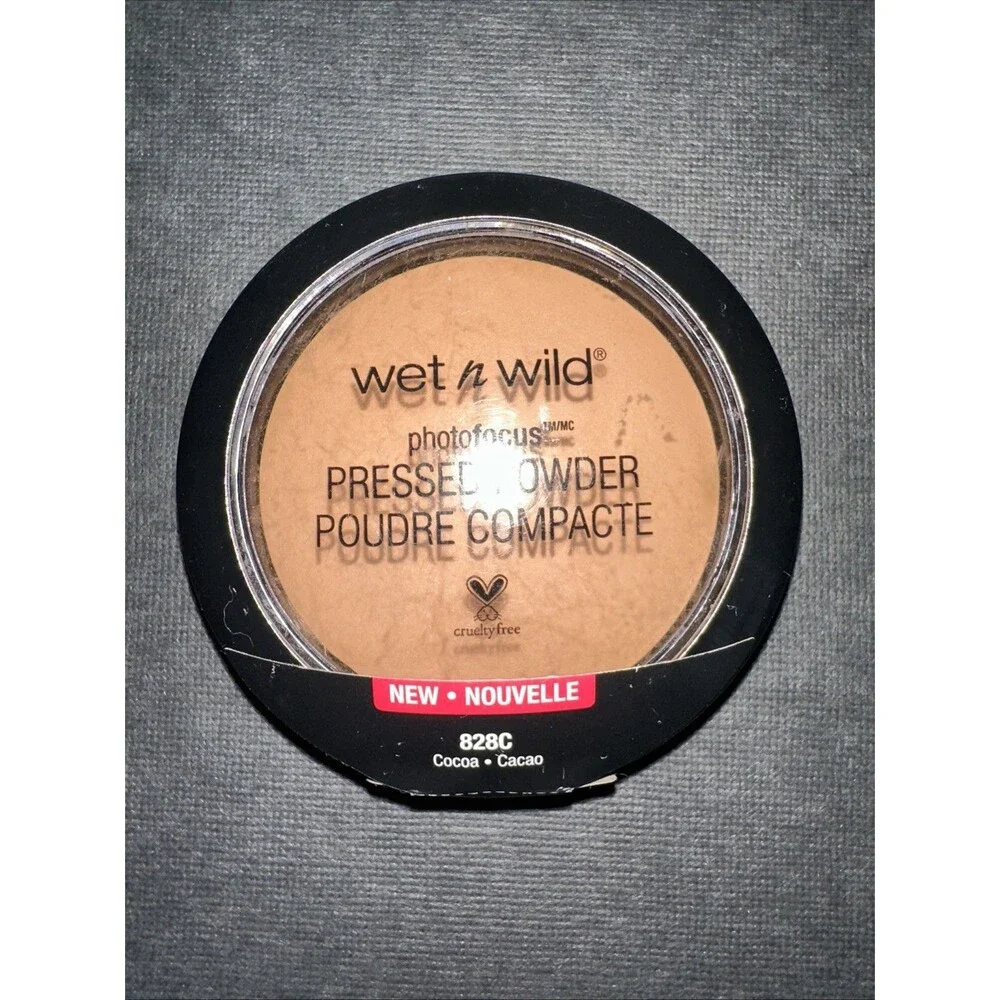 Wet N Wild Photo Focus Pressed Powder 828C Cocoa, new factory sealed