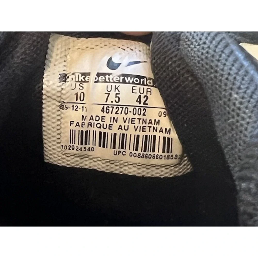 Nike Reveal 5 Black Women's Shox 467270-002 Flywire Athletic 2011 Shoes Size 10