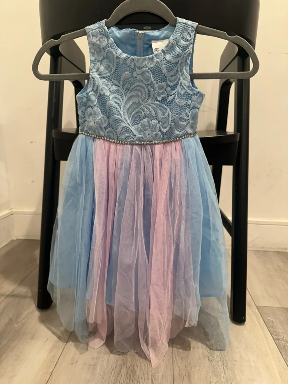 Rare Editions occasion rhinestone bodice