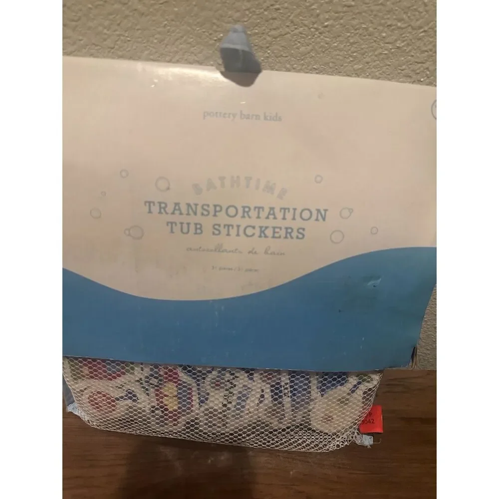 NEW Pottery Barn Kids Transportation Tub Stickers