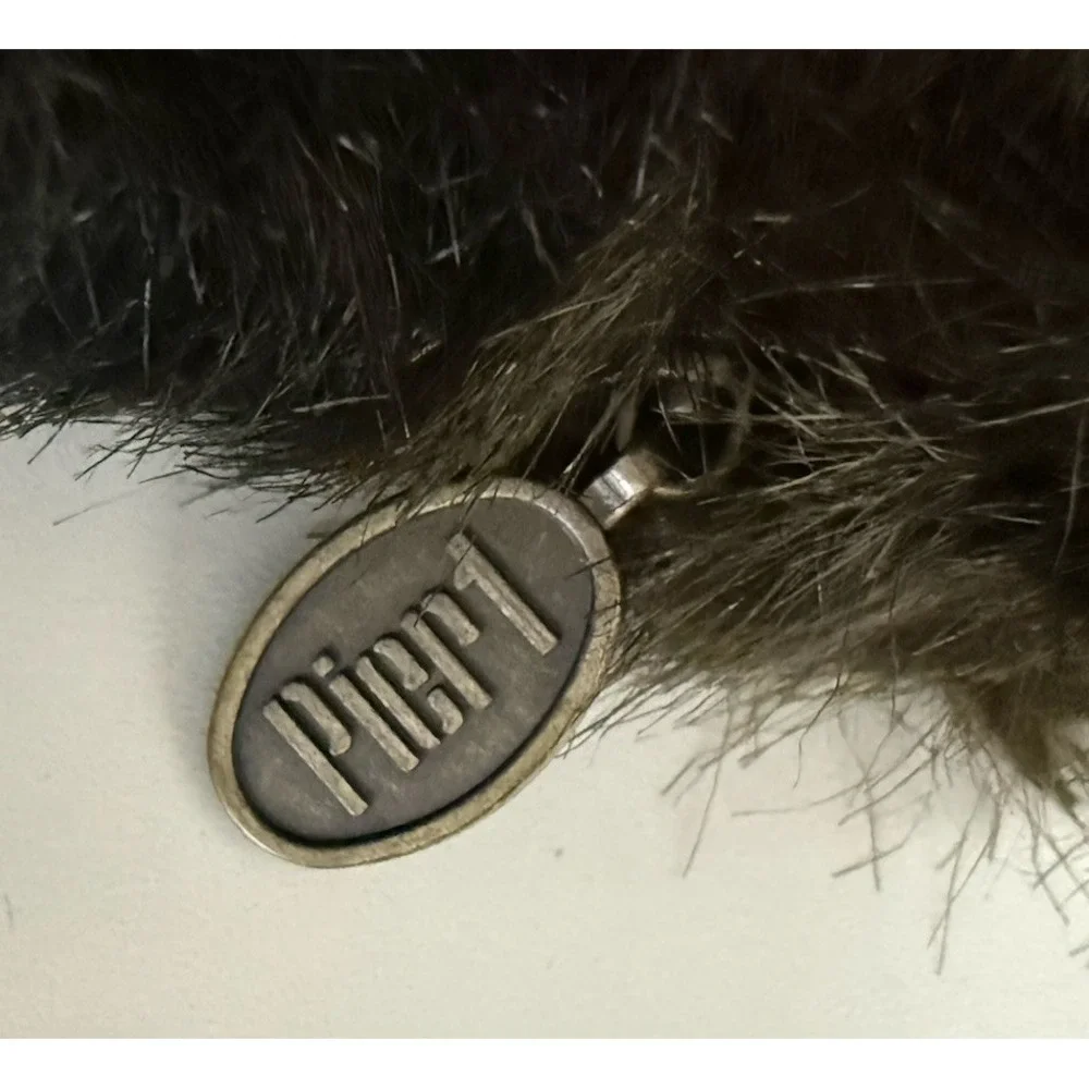 Pier 1 Imports Brown/Black Faux Fur Pillow Case‎ 17