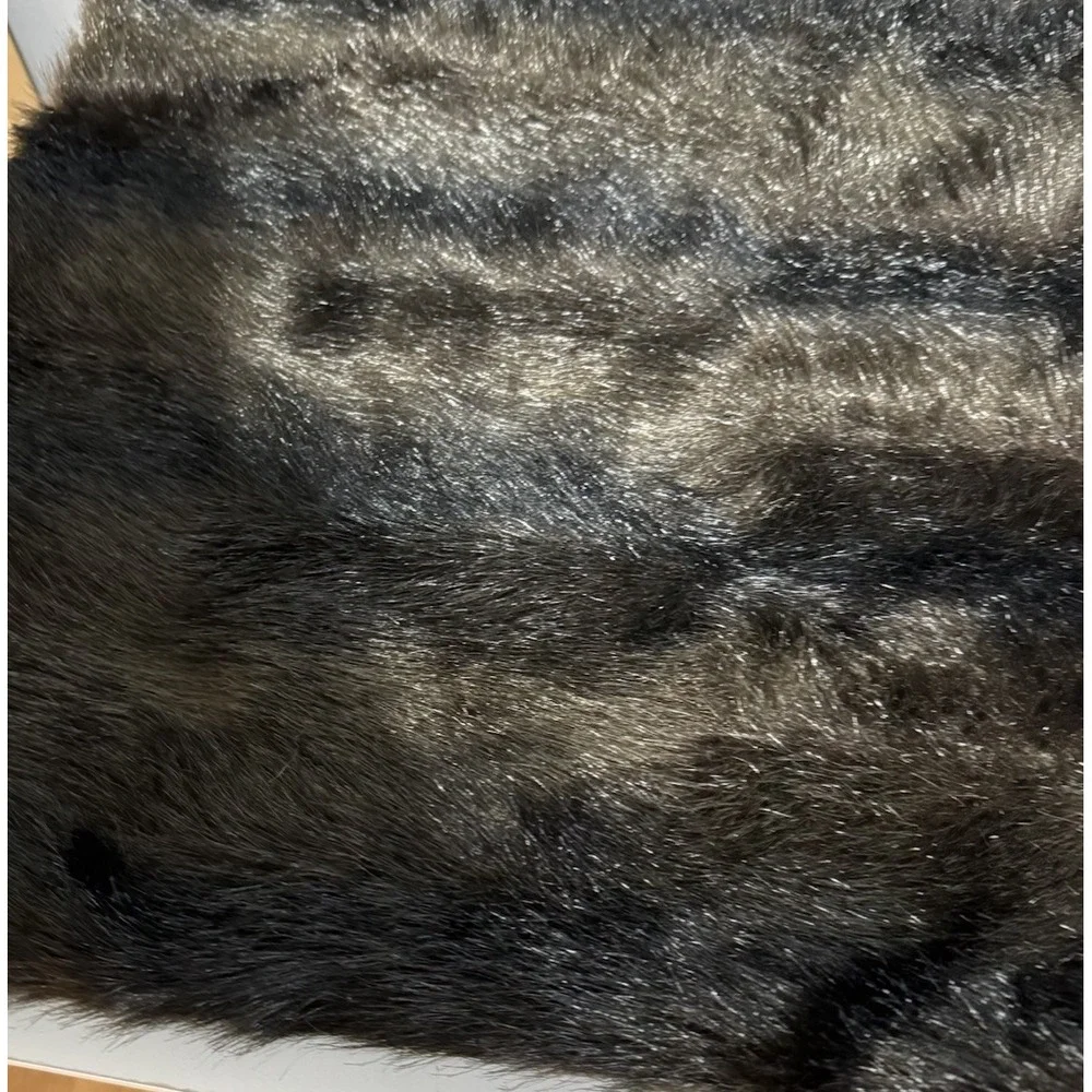 Pier 1 Imports Brown/Black Faux Fur Pillow Case‎ 17