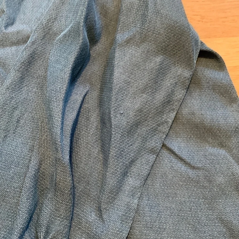 Christopher & Banks V-Neck Pullover Flowy Blue Jean Shirt Blouse Women’s M