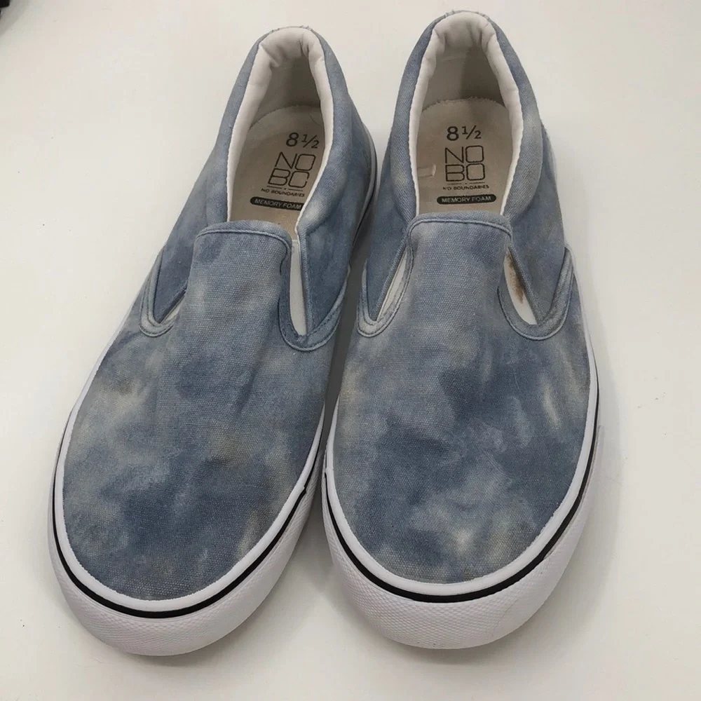 4/$20 NoBO No Boundaries Slip on Tie Dye loafers Size 8.5