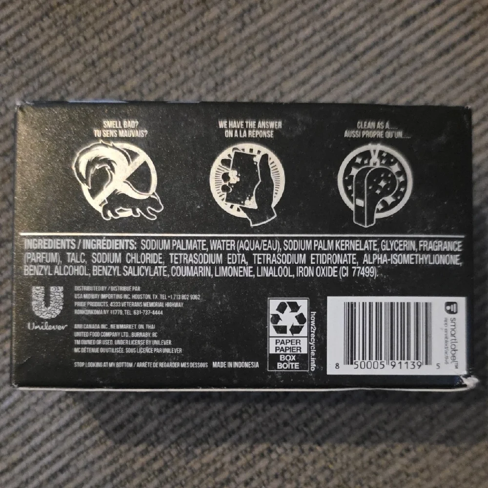 AXE Clean & Fresh Face And Body Soap, Six Bars, 3.5oz. Each, All New