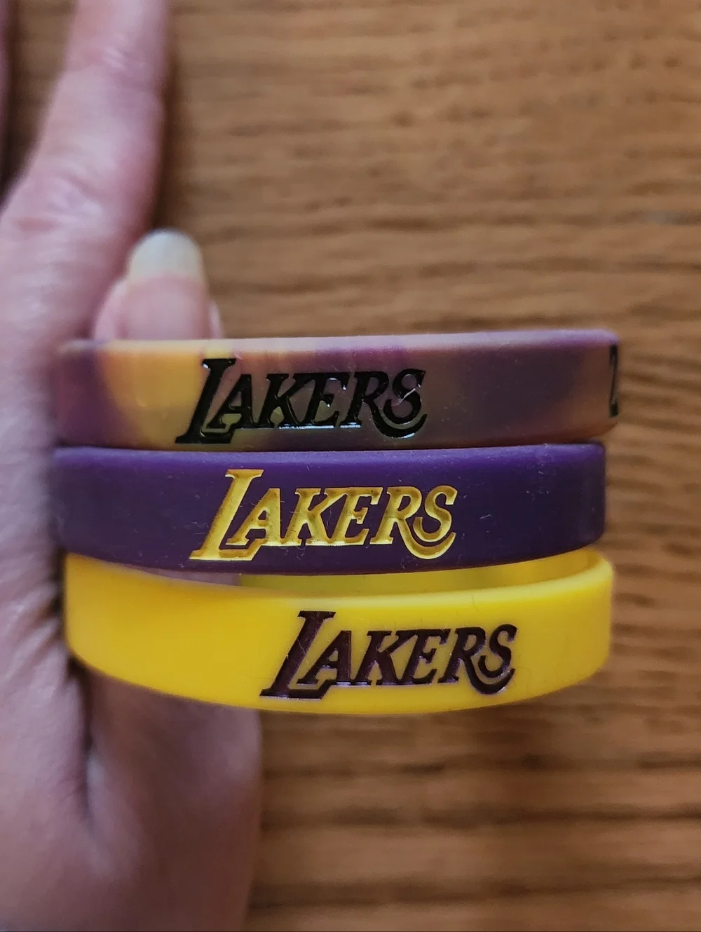 LeBron James King Los Angeles Lakers #23 NBA Children's Fanwear Bracelets OS