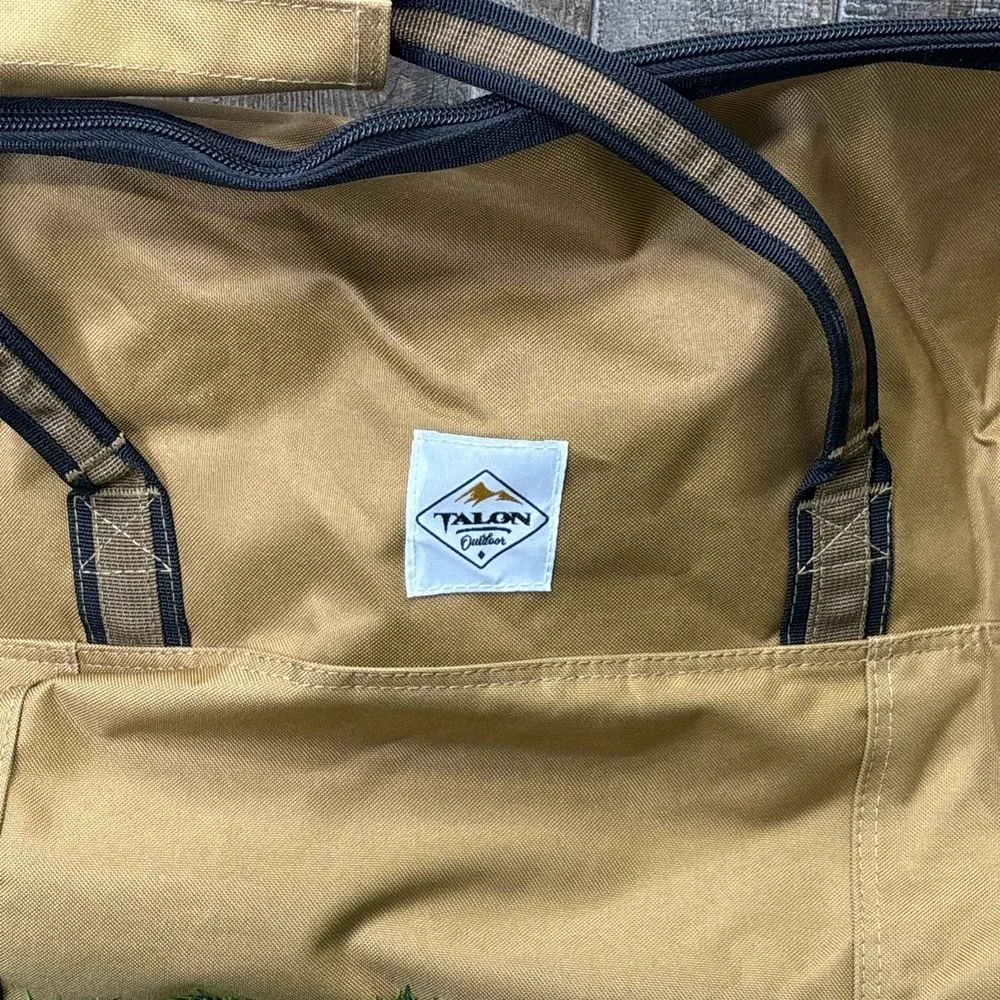 Talon Outdoor Duffel Bag Brown Heavy Duty Travel Gym Carry Bag New