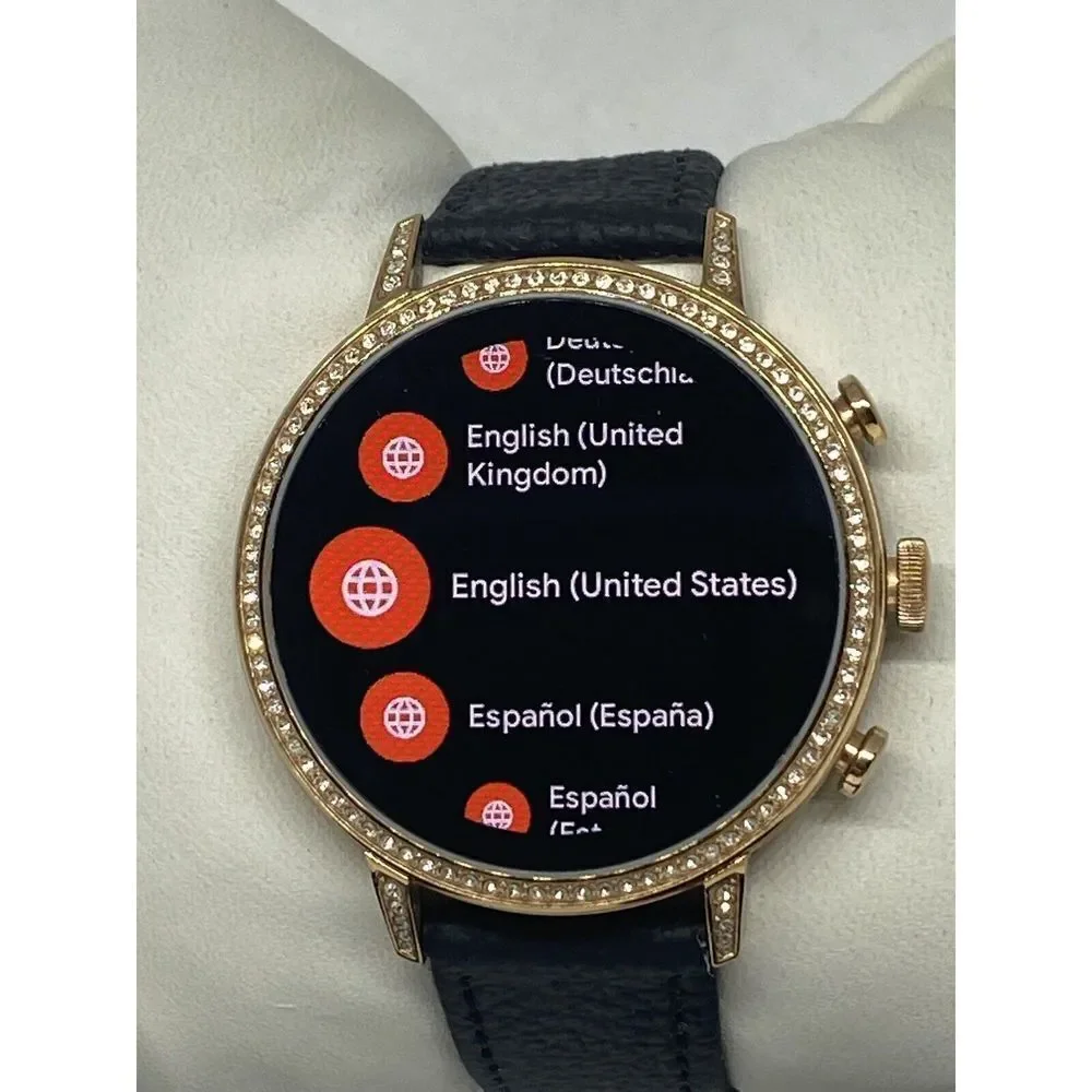 Fossil Gen 4 Authentic Digital Dial Smart Watch Custom Band FTW6015 DC139
