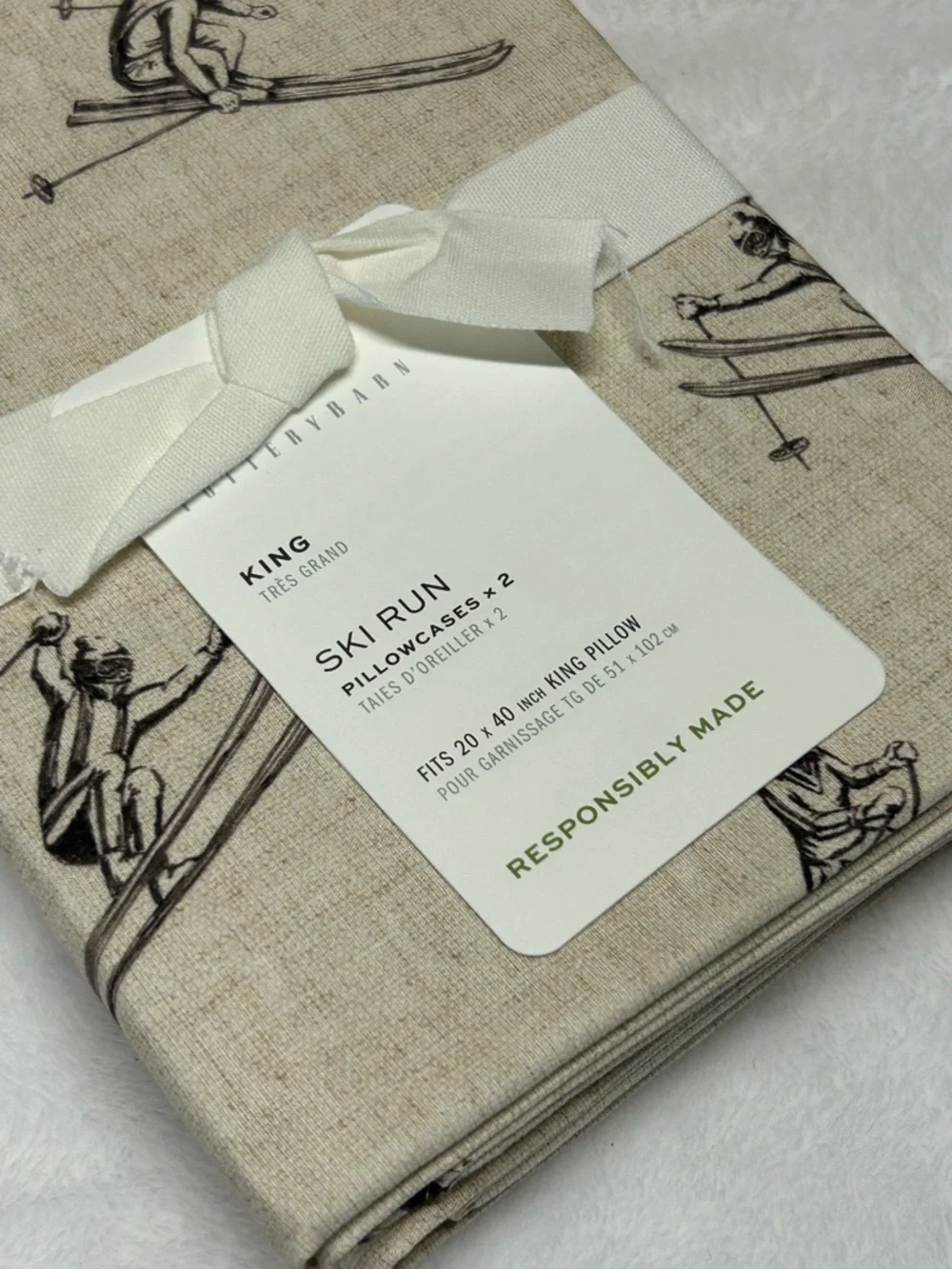 Pottery Barn pillow size run