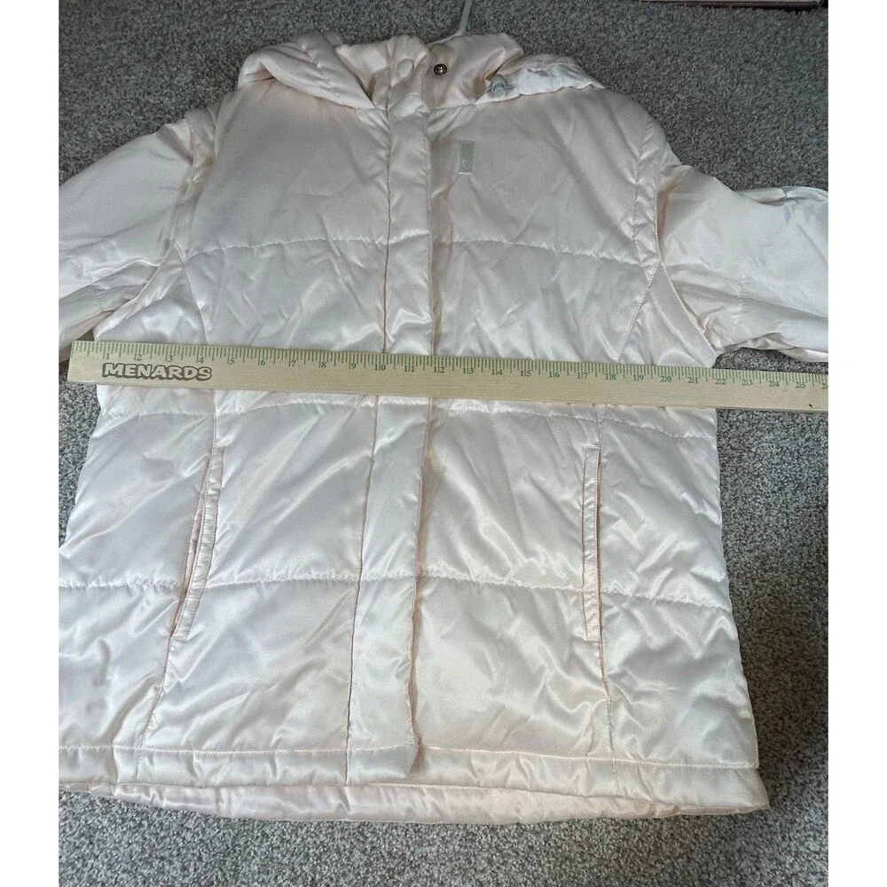Nike Puffer‎ Jacket Vest Size 16/18 XL Youth Pink Removable Sleeves