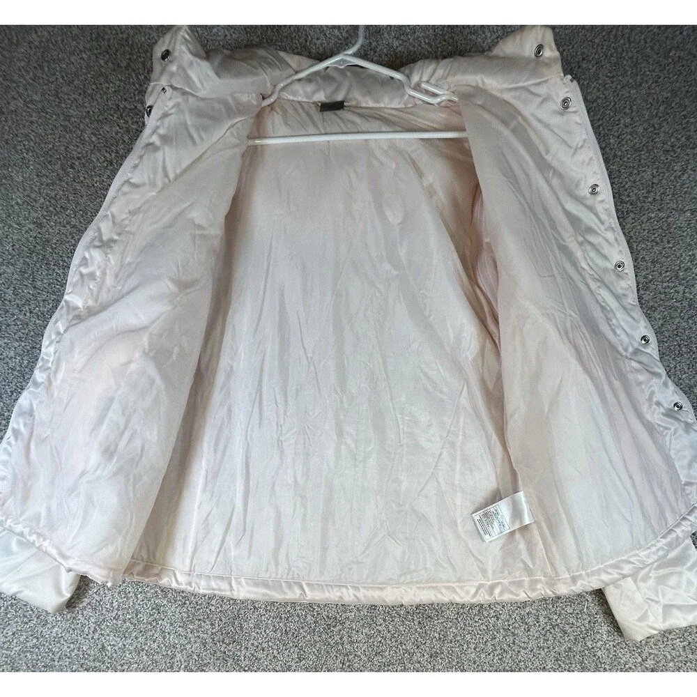 Nike Puffer‎ Jacket Vest Size 16/18 XL Youth Pink Removable Sleeves