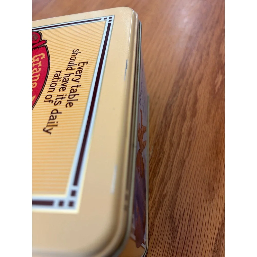 Vintage Post Grape-Nuts Cereal Advertising Tin Historical Graphics 1898-1925