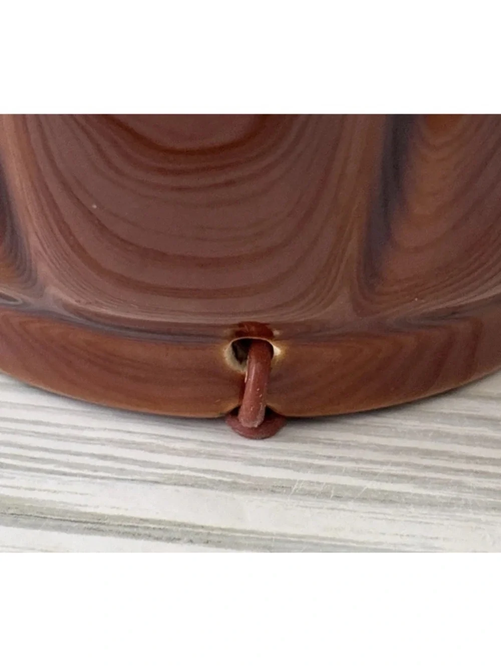 Williams Sonoma Glazed Mold Autumn Acorn Ceramic Silicone Release Plug 6”