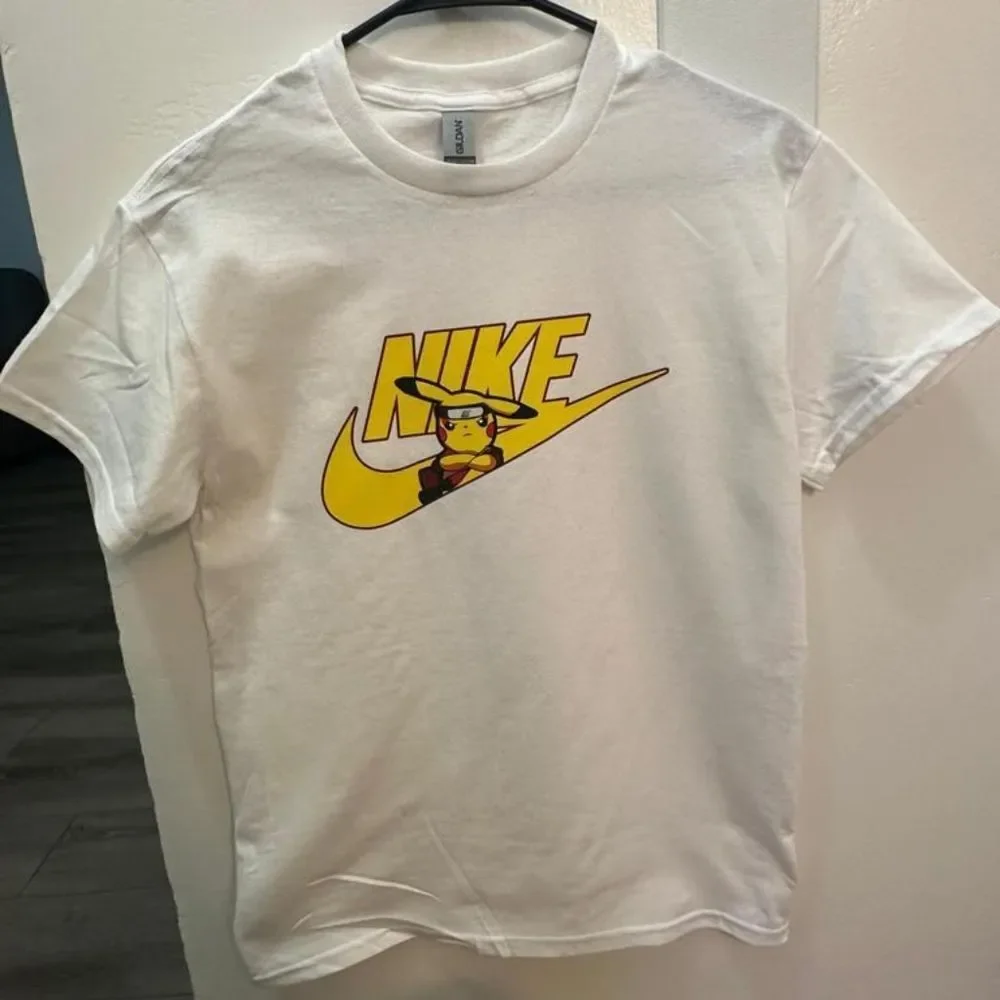 New Pikachu Nike Parody Fun Pokemon Shirt Kids Youth Shirt Short Sleeve
