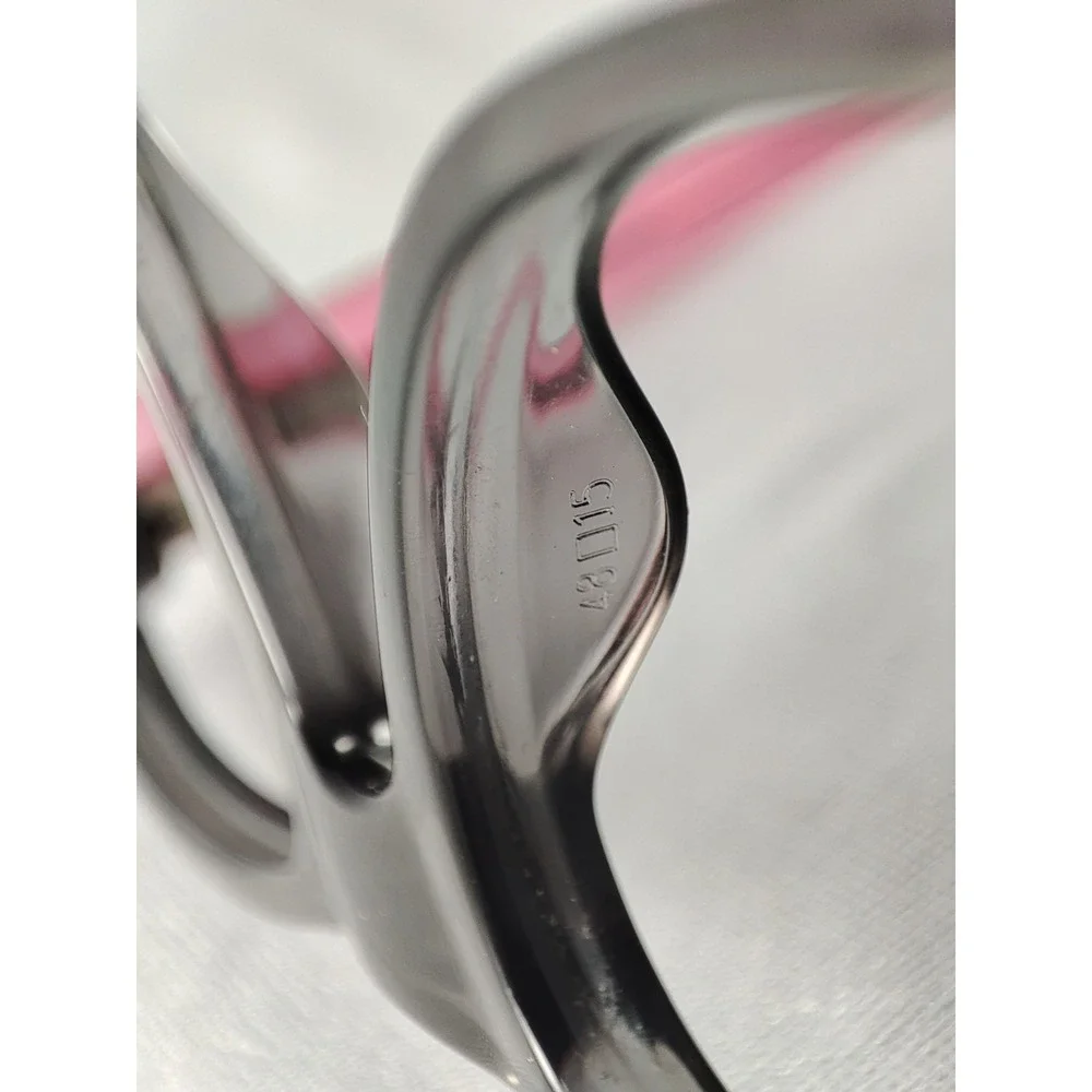 Puma Junior PJ0003O 003 Grey Pink Eyeglass Frames 48-15-125 Kids Girls