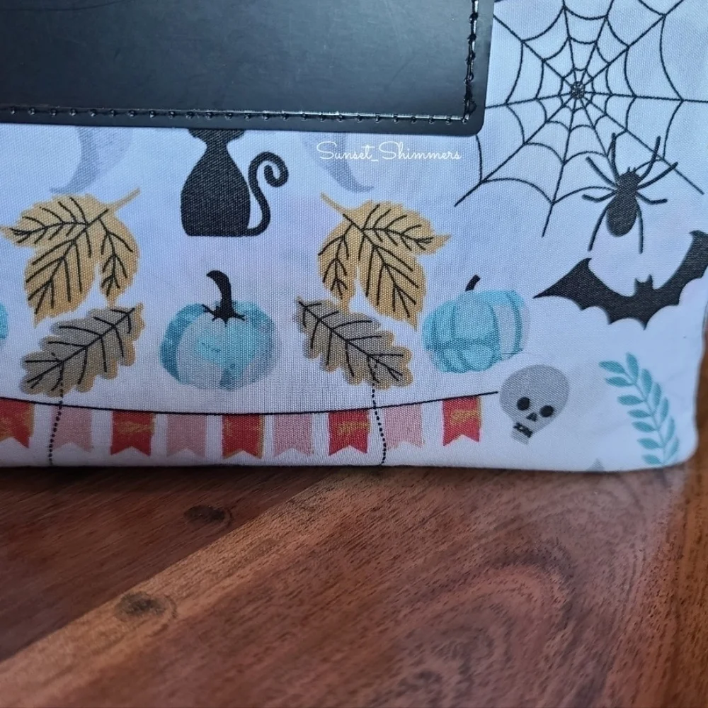 4pc CYNTHIA ROWLEY Pastel Halloween QUEEN Sheet Set Pumpkin Owl Cat Skull Ghost