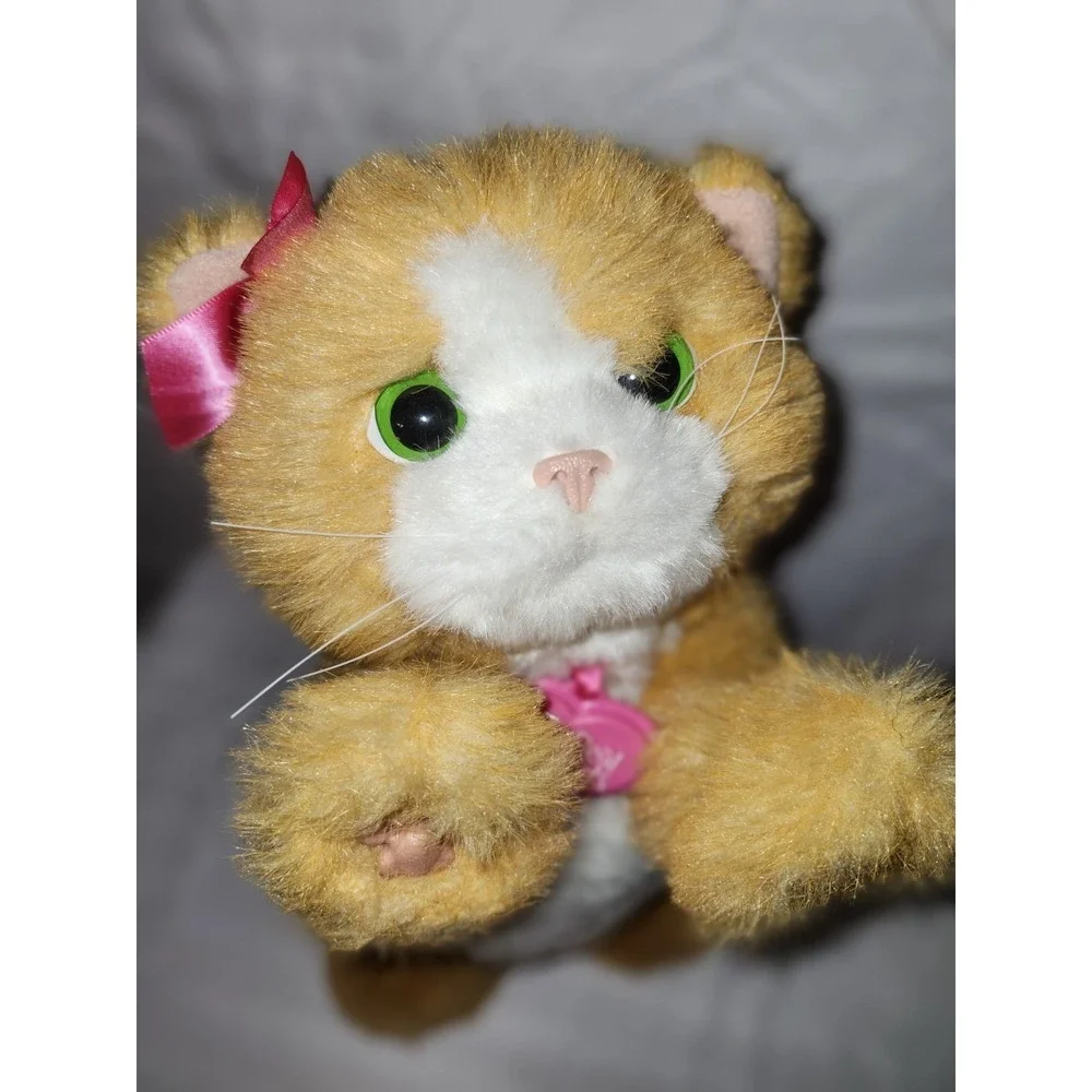 FurReal Friends Daisy Play With Me Orange Cat Plush Interactive Toy Hasbro WORKS