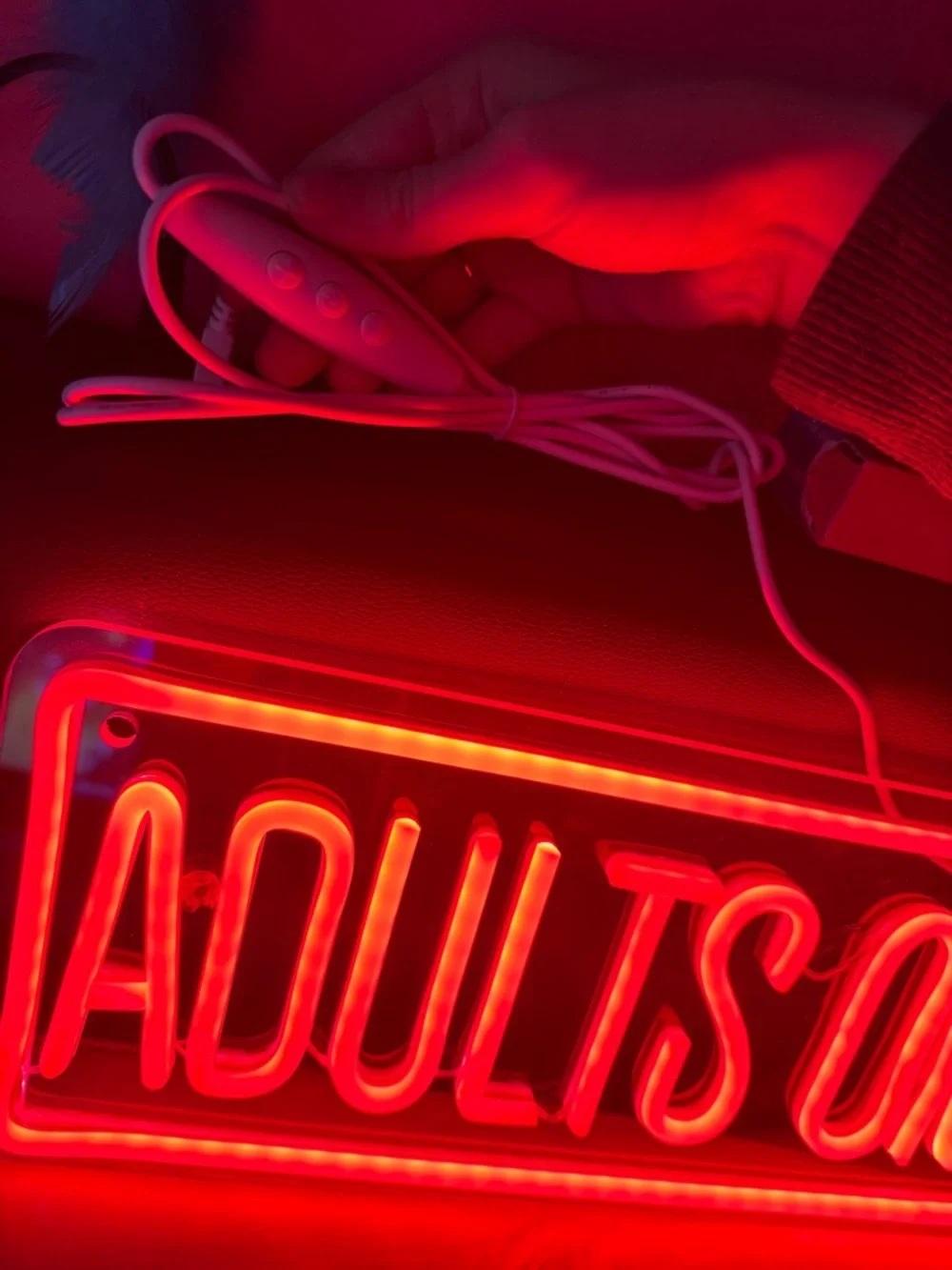 N/A box sign red