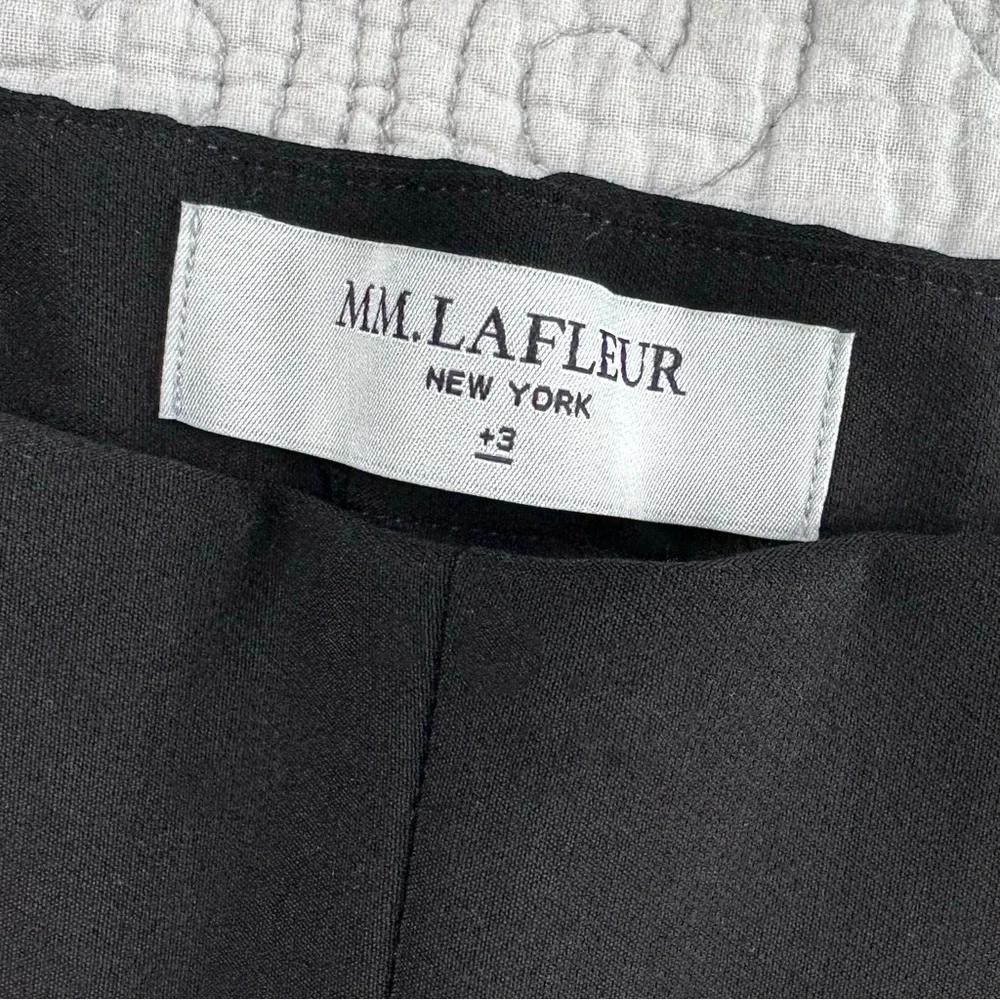 M.M. LaFleur black side zip Foster pants crop high waist Plus 3X MM MM. LaFleur