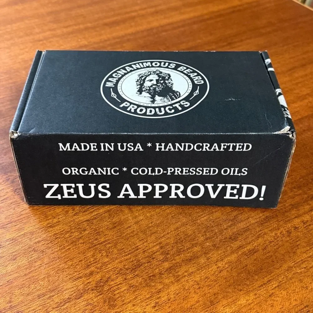 NIB MAGNANIMOUS Beardpoo & Conditioner Beard Oil and TROPICAL TEAKWOOD Soap Set