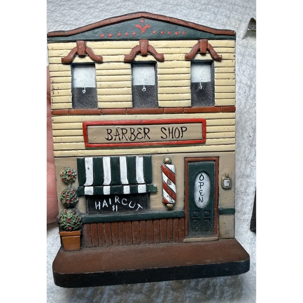 VTG Marlene Whiting Brandywine Village Houses 3D Resin YorktownVa Shelf Sitters
