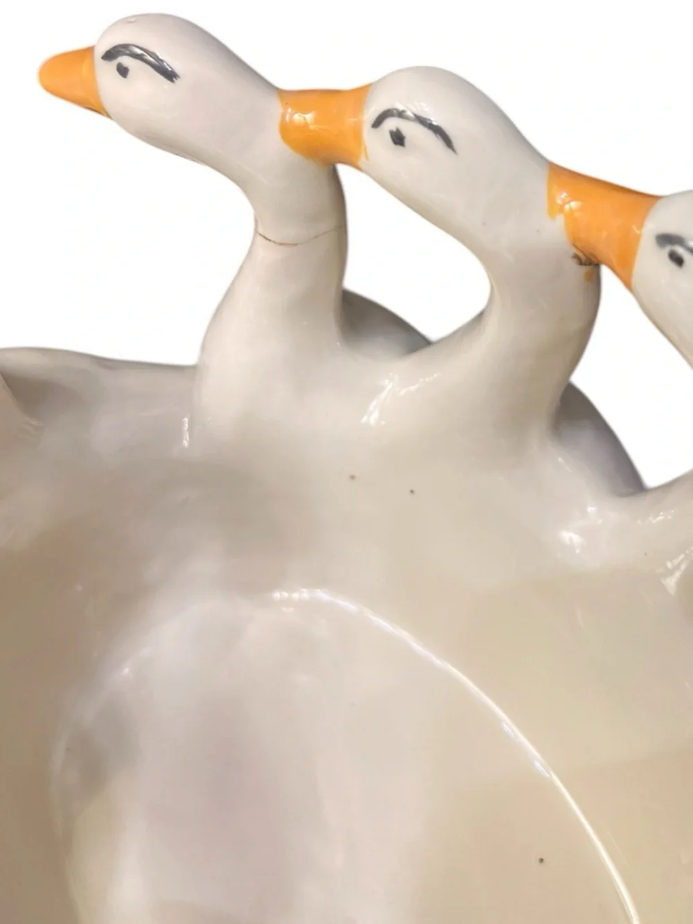 Vintage Holland Mold Gaggle of Geese Planter Ceramic Cottagecore Decor