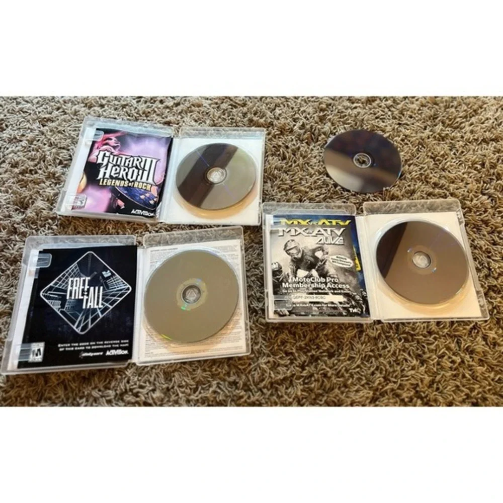 The lot Of‎ 4 Game Ps3 - Read Description