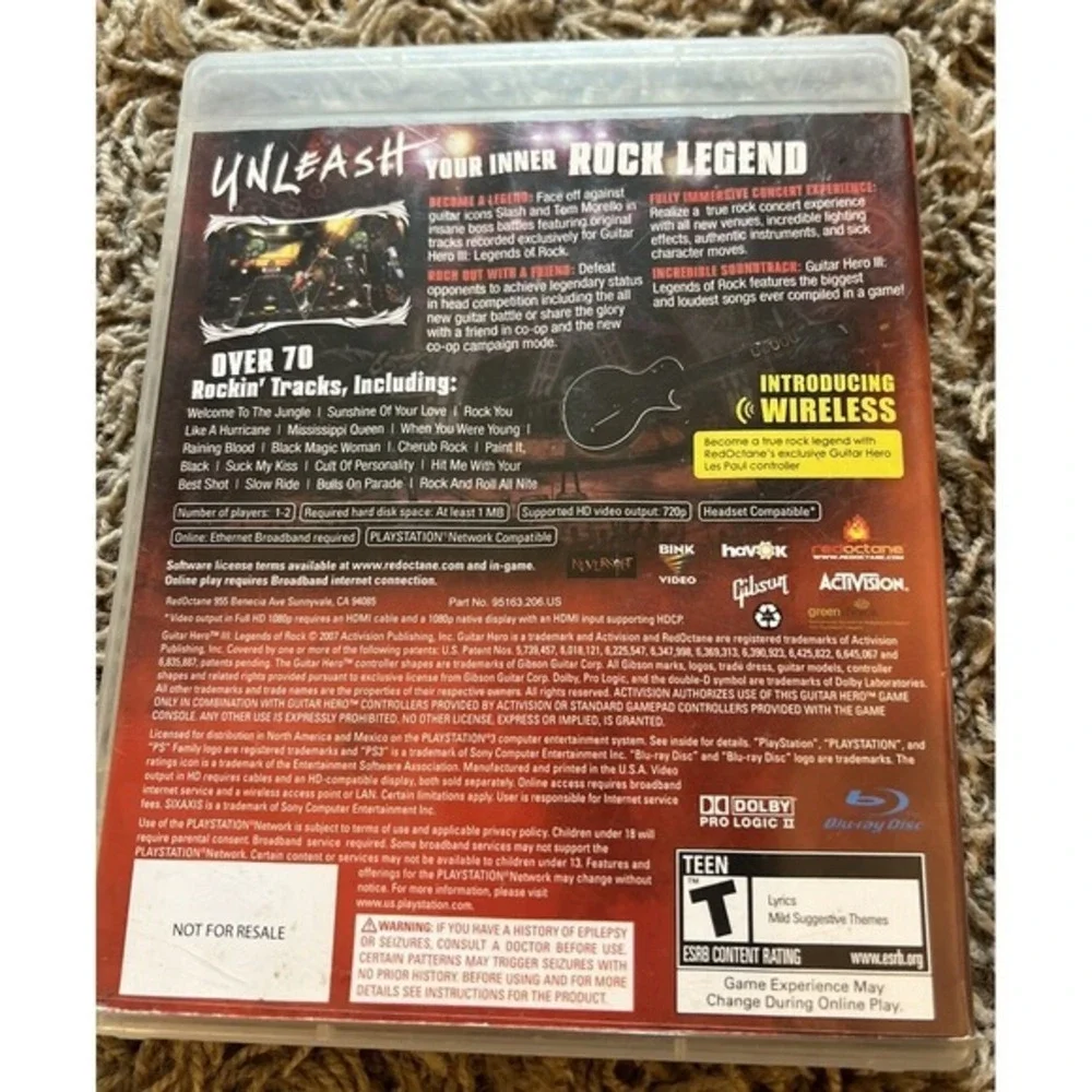 The lot Of‎ 4 Game Ps3 - Read Description